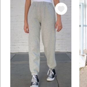Gray Brandy Melville Rosa sweatpants